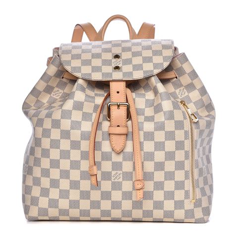 lv damier azur backpack